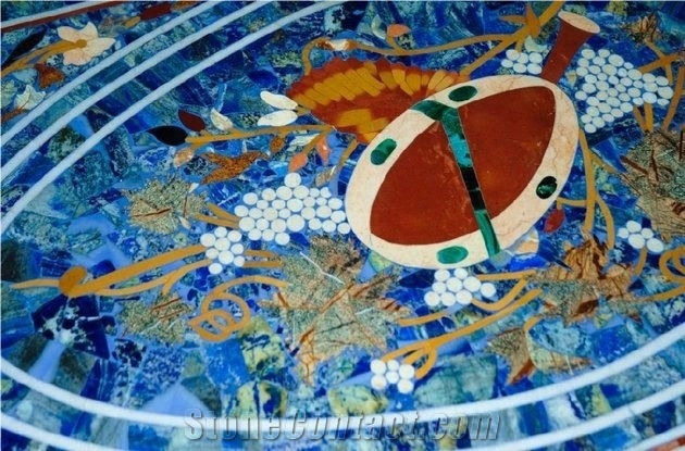 Luxury Blue Lapis Lazuli Flooring Slabs