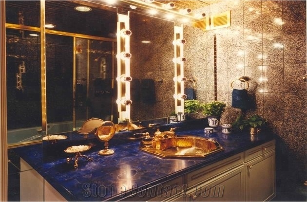 Luxury Blue Lapis Lazuli Flooring Slabs
