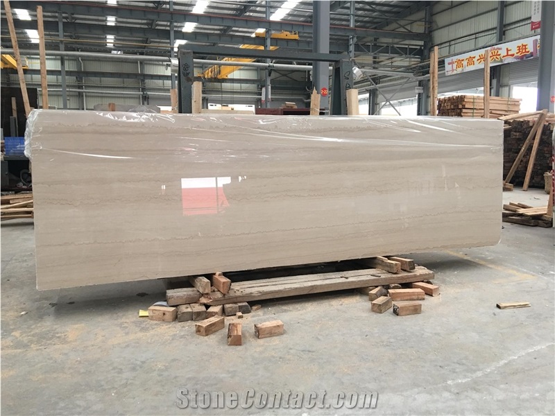 Modern Wood Grain Marble Slabs for Walling Tiles