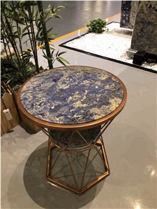 Polished Bolivian Blue Granite Flooring Slabs