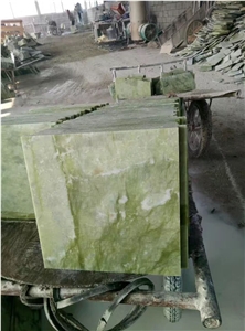 Polished Dandong Verde Green Marble Walling Tiles