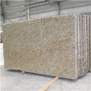 Polished Giallo Ornamental Granite Slabs