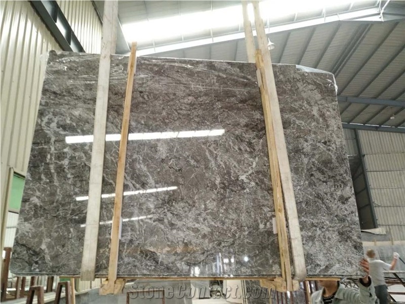 Polished Morocco Grey Lido Marble Stone Tile Slabs