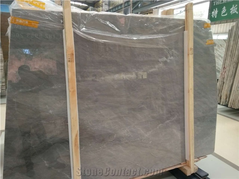 Polished Nordic Grey Marble Slabs for Walling Tile