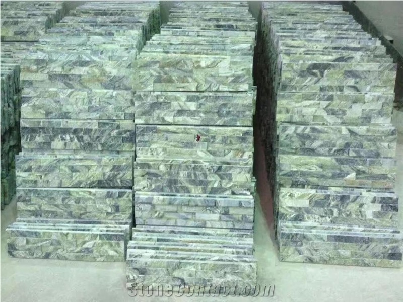 Polished Verde Jade Ming Green Marble Floor Tiles