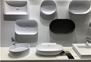 Acrylic Solid Surface Vanity Tops for Hotel Baths