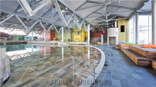 Pirana Quartzite Quartzite Spa Pool Flooring Installation