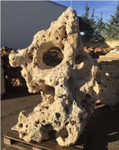 Showstone Travertino Garden Rock Stone