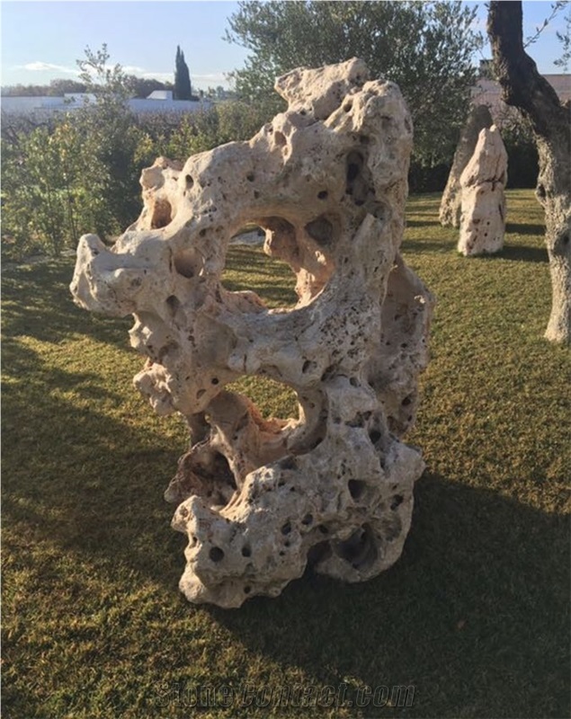 Showstone Travertino Garden Rock Stone