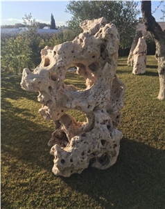 Showstone Travertino Garden Rock Stone
