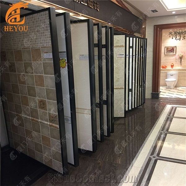 Page Turning Ceramic Tile Showroom Display Stand