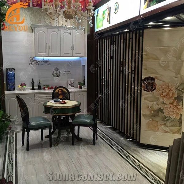 Page Turning Ceramic Tile Showroom Display Stand