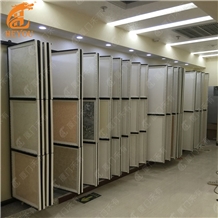 Page Turning Ceramic Tile Showroom Display Stand
