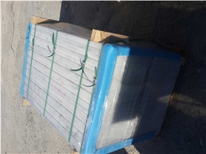 Mugla White Marble Stairs, Steps and Risers