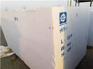 Afghanistan Pure White Marble Blocks