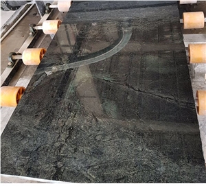 Alexandra Green Granite Blocks, Green Rose Granite Block