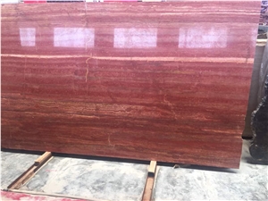 Azarshahr Red Travertine Blocks