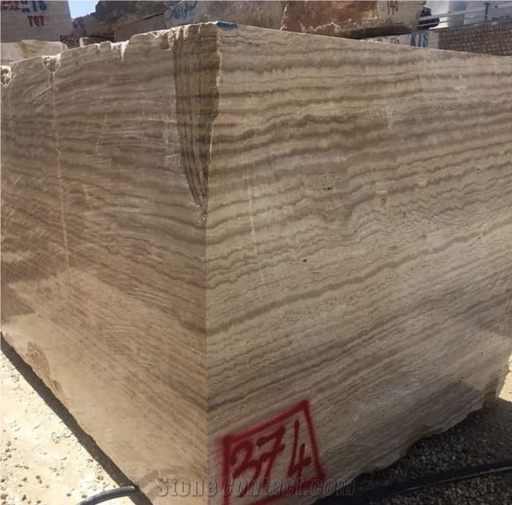 Cream Travertine Blocks