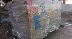 Silver Travertine Blocks, Iran Silver Travertine Silver Travertine Blocks, Iran Silver Travertine