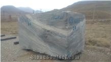 Silver Travertine Blocks, Iran Silver Travertine