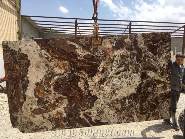 Travertine Dark Walnut