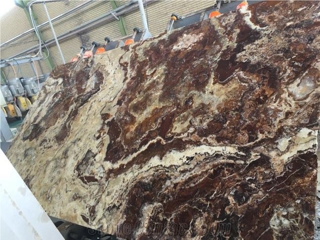 Travertine Dark Walnut