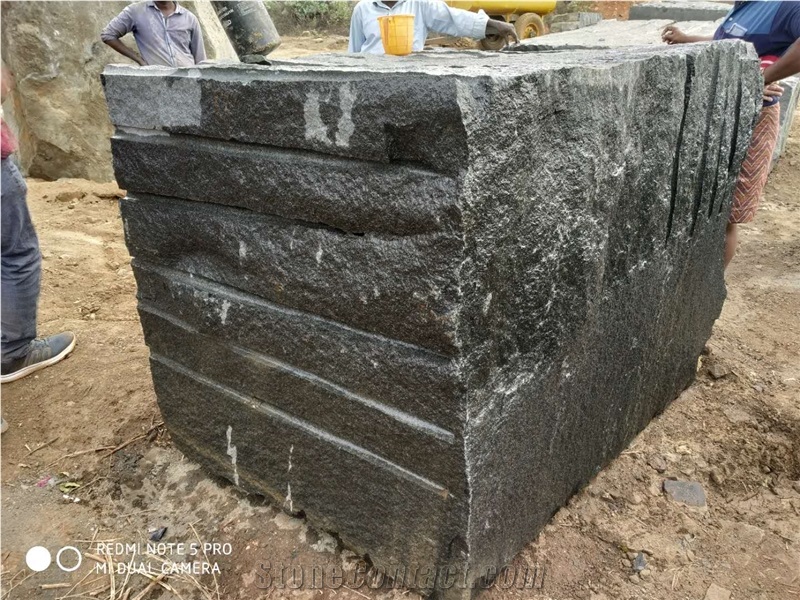 G15 Indian Black Granite Block