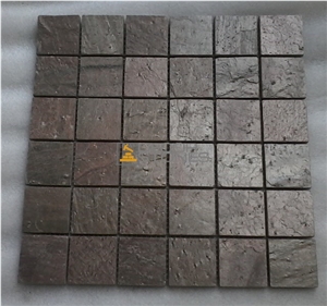 Copper Slate Mosaic Wall Tiles