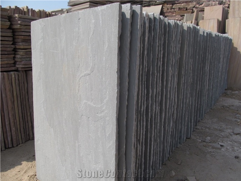 Kandla Grey Sandstone Paving Slabs And Tiles
