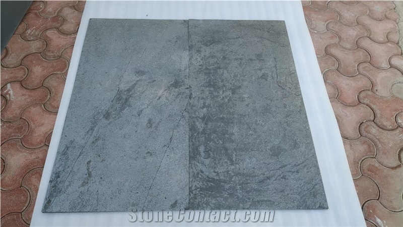 Silver Grey Flexible Slate Thin Veneer