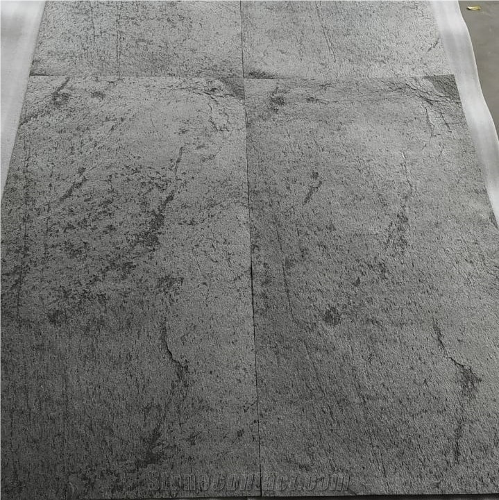 Silver Shine Slate Stone Ultra Thin Veneer