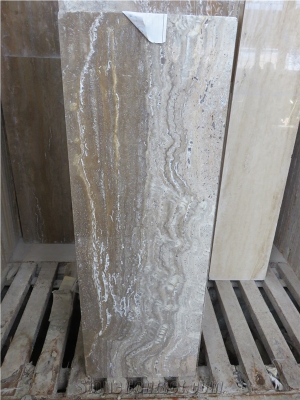 Iran Silver Travertine Block