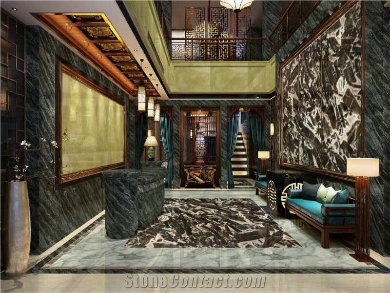 Cheap Chinese Antique River Marble Slab Price