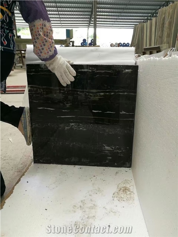 Cheap Chinese Silver Portoro Marble Tiles Price
