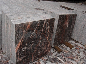 Cheap Polished Azalea Red Marble Tiles Price