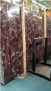 Cheap Polished Rosso Lepanto Marble Slabs Price