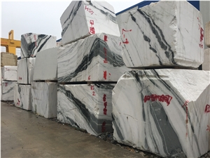 China Luxury Panda White Marble Blocks