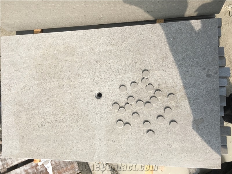 Chinese Light and Dark Cinderella Grey Marble Tile