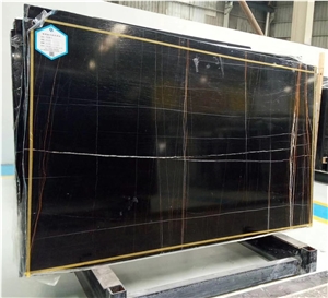 Chinese Supplier Sahara Noir Marble Slab Price