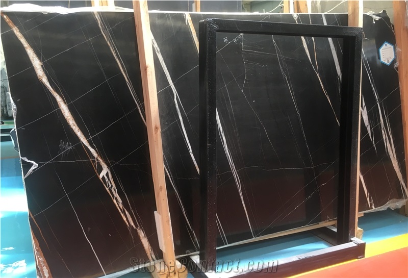 Chinese Supplier Sahara Noir Marble Slab Price