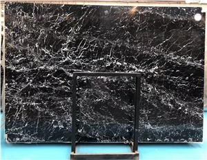 Chinese Supplier Snowflake Black Marble Slab Price