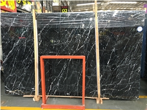 Chinese Supplier Snowflake Black Marble Slab Price