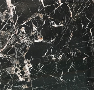 Factory Cheap Price Black Gold Marble Slabs