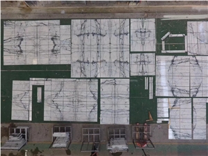 Layout Milas Lilac New York Marble Tile