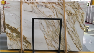 Luxury Calacatta Golden Marble Slabs Price