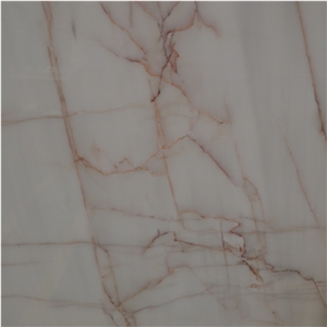 White Marble with Red Veins Slab Price