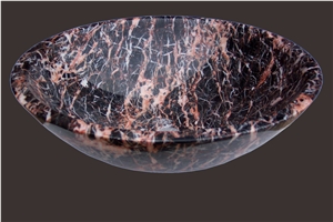 Whosale Azalea Red Marble Round Sinks Price Whosale Azalea Red Marble Round Sinks Price