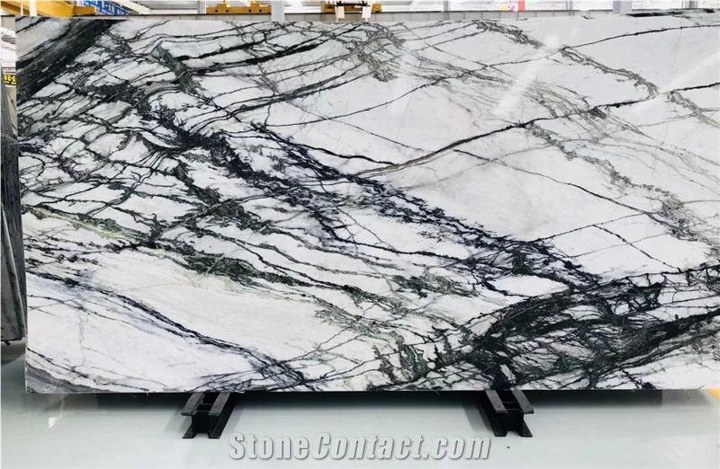 Whosale Clivia White Marble Slabs Price
