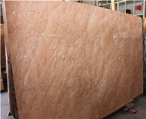 Whosale Polished Tea Rose Marble Slabs Price