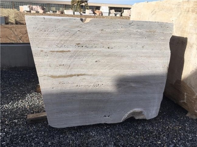 Light Cream Travertine Block, Classic Beige Travertine Block